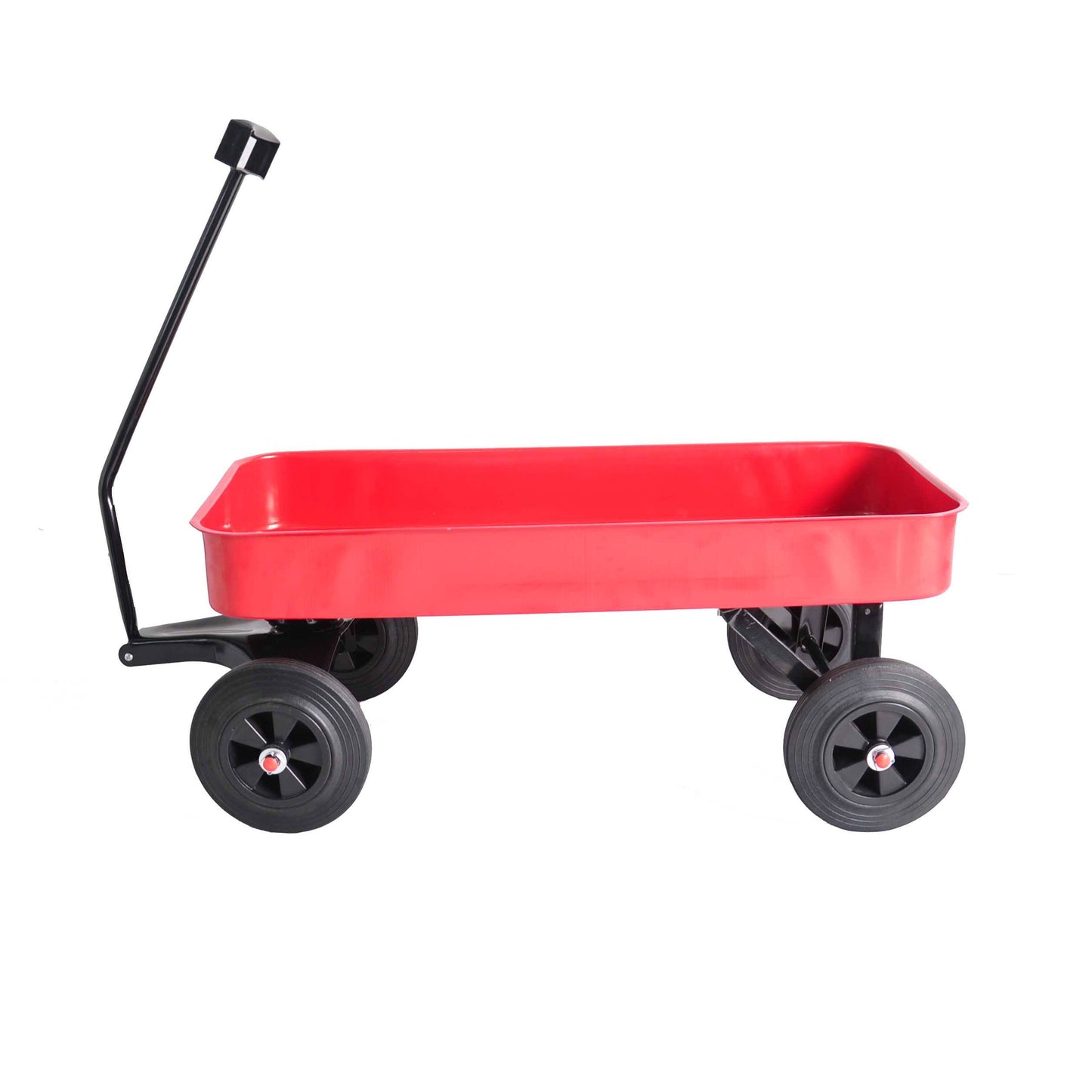 Garden Cart Railing All Terrain Cargo Wagon 280lbs Weight Capacity