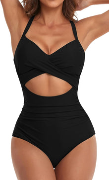Tummy Control One-Piece Swimsuit Women