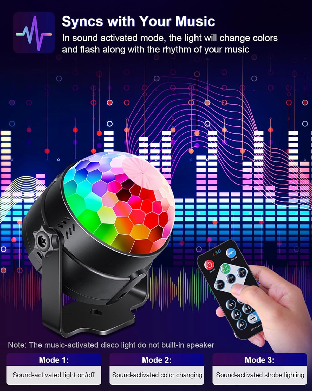 Sound Activated Party Lights