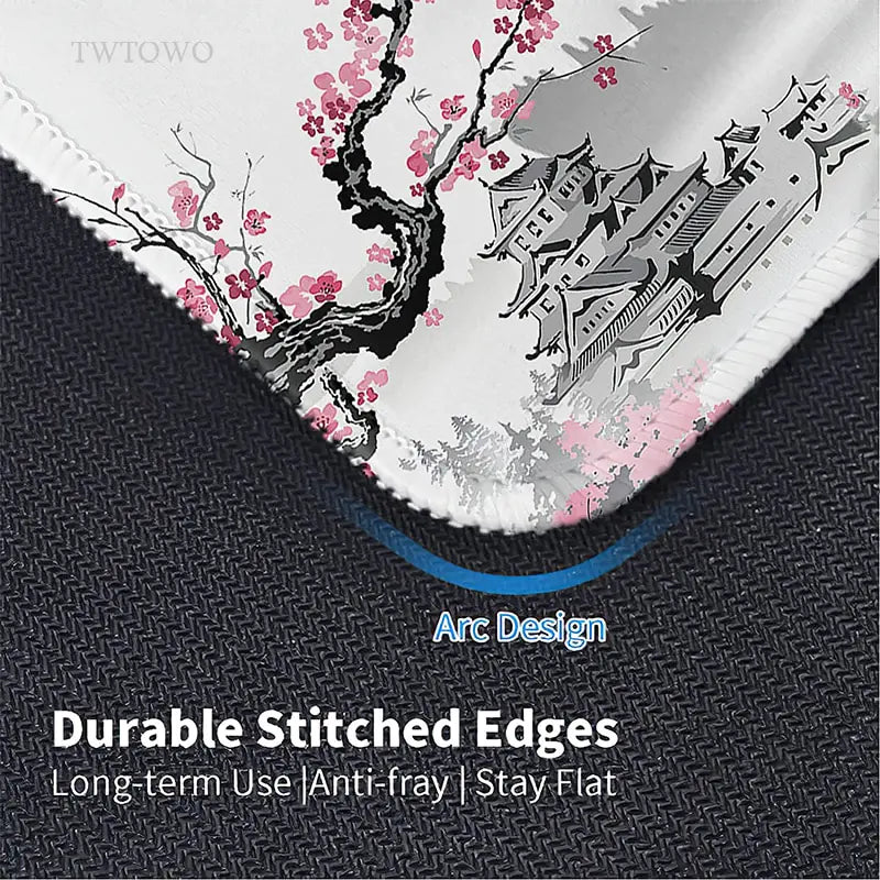 Elegant Sakura Mouse Pad – Soft, Aesthetic & Non-Slip Design