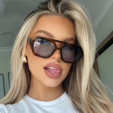 Womans Big Frame Sunglasses Summer Sunshade Beach Vacation Leopard Sunglasses