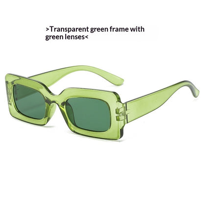 Retro Square Small-Frame Cross-Border Personalized Sunglasses