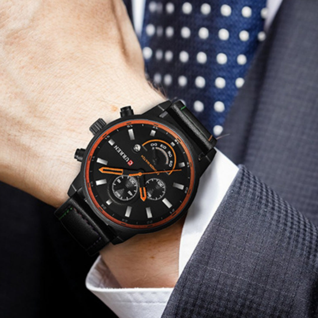 mens-waterproof-leather-business-watch