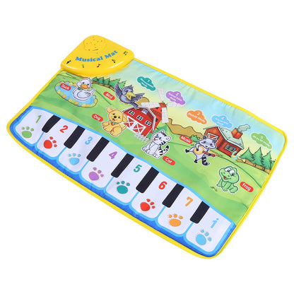 Baby Music Mat Children Crawling Piano Carpet Educational Musical Toy Kids Gift