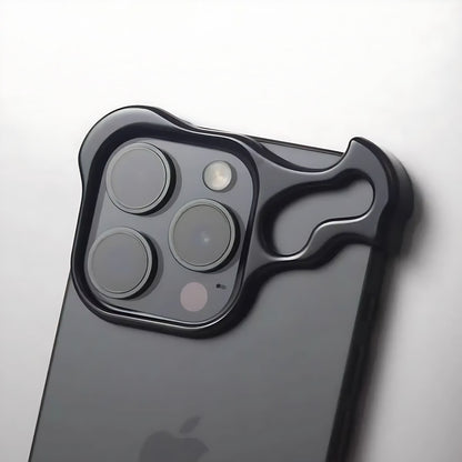 Aluminum Alloy Bumper Case for iPhone 16, 16 Pro, 16 Plus, 16 ProMax, 13-15 Pro Max & Plus with Lens Film Shield