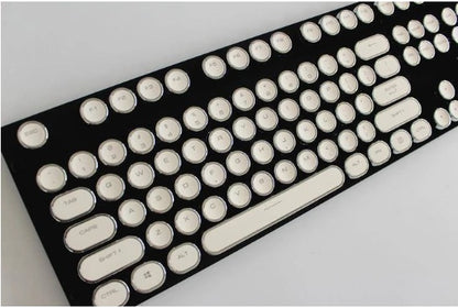Steampunk typewriter keycap set