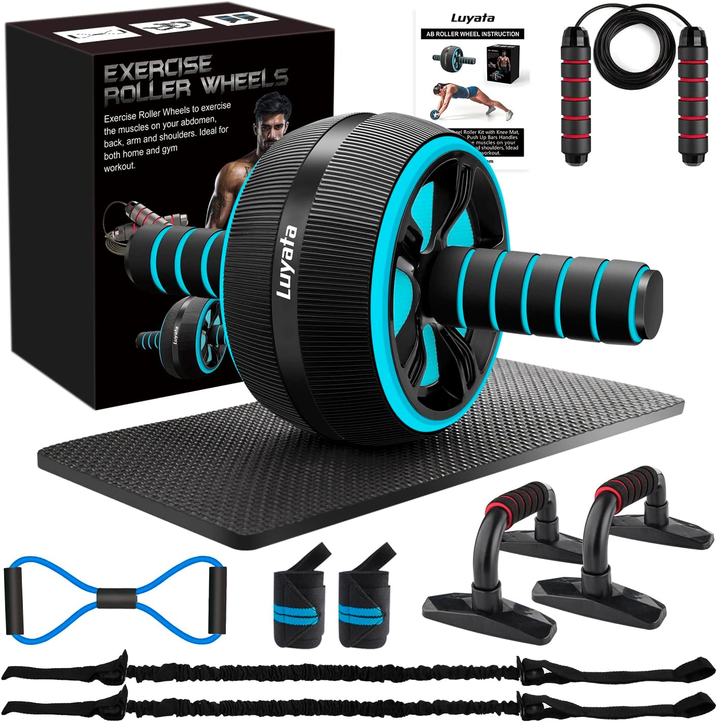 Ab Exercise Wheels Kit