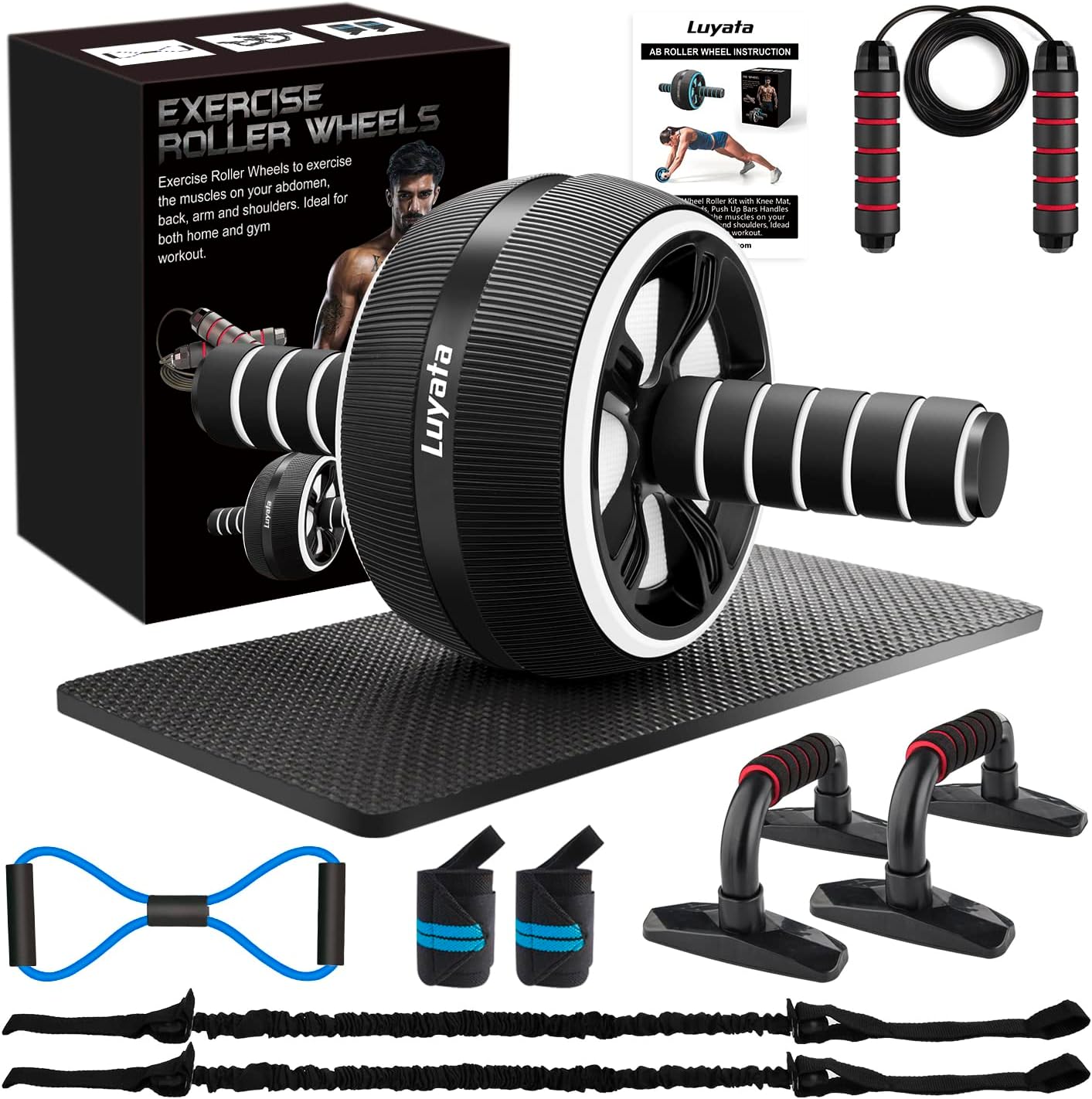 Ab Exercise Wheels Kit
