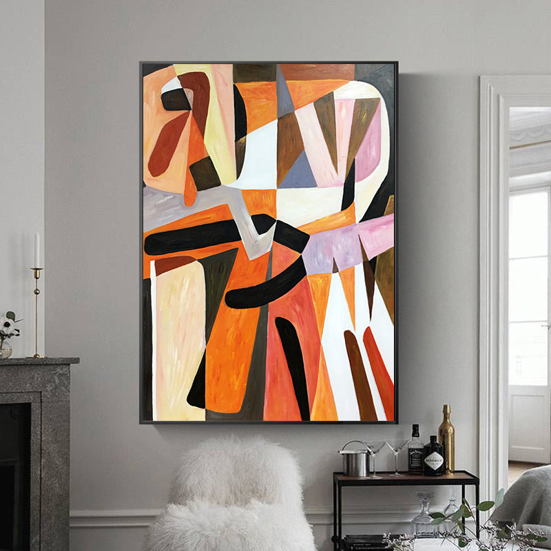 Abstract wall painting