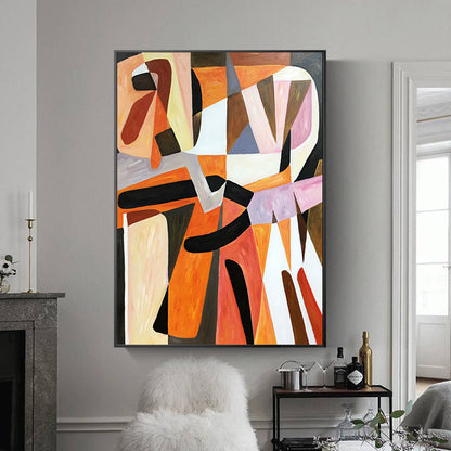 Abstract wall painting