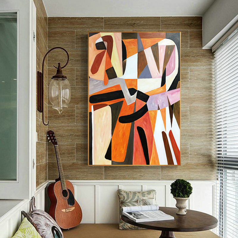 Abstract wall painting