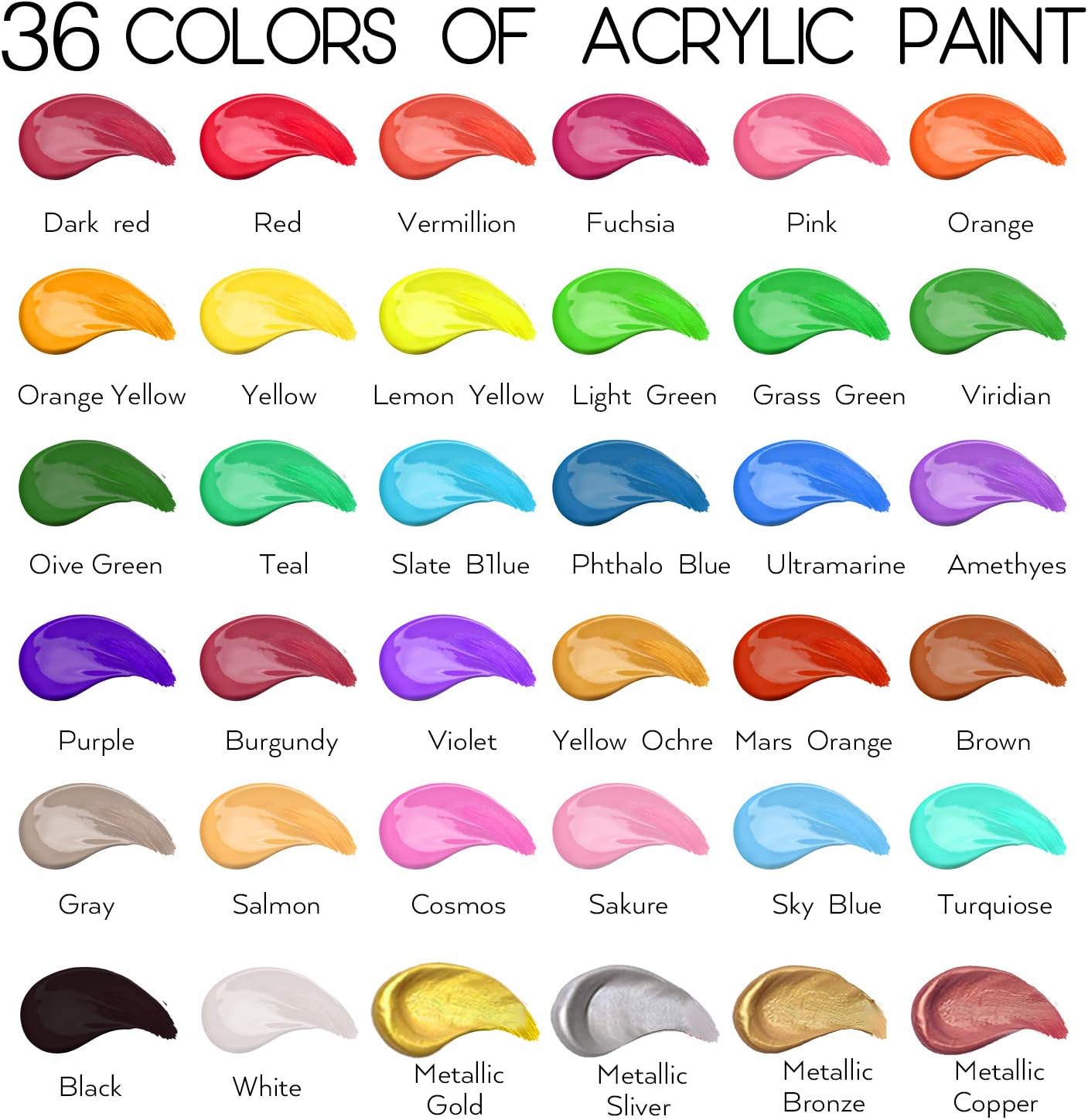 Acrylic Paint Set