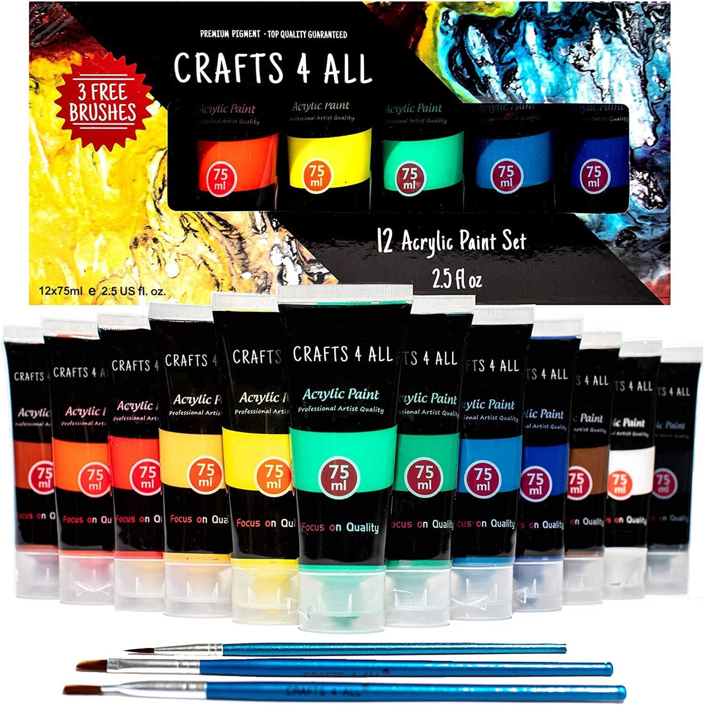 Acrylic Paint Set for Adults and Kids