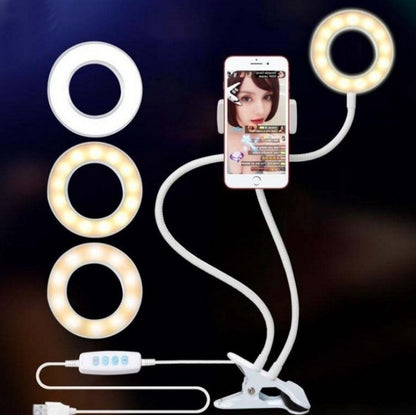 LED Selfie Ring Light Clamp
