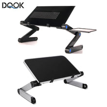 Adjustable laptop desk stand for bed, couch, or office work comfort