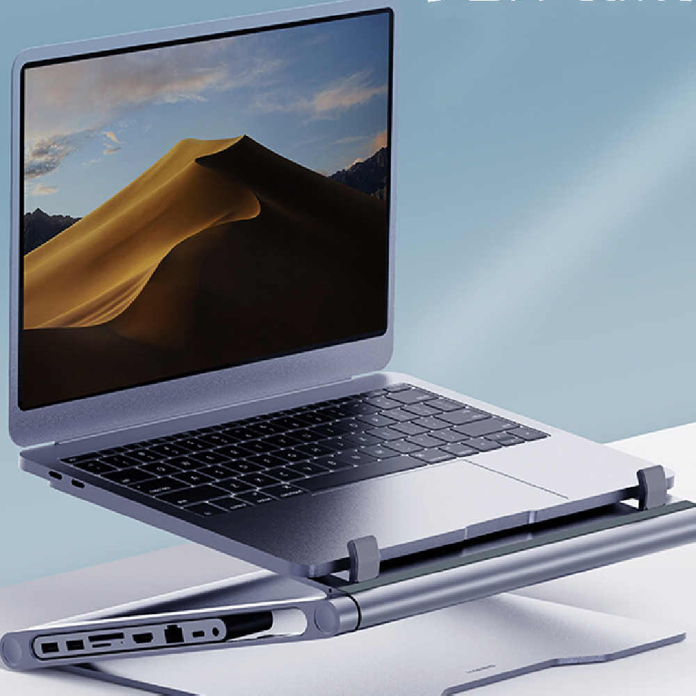 Laptop stand docking station