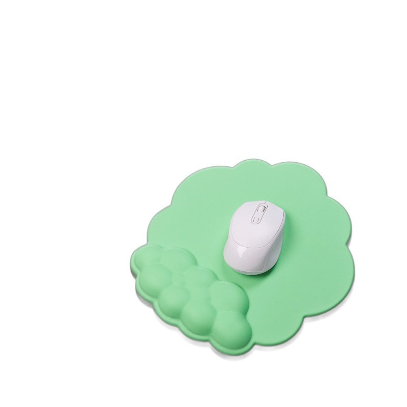Cloud wrist rest mouse pad