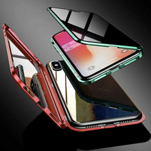 Anti-spy privacy phone case blocking side views for screen protection