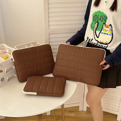 Canvas laptop tablet case