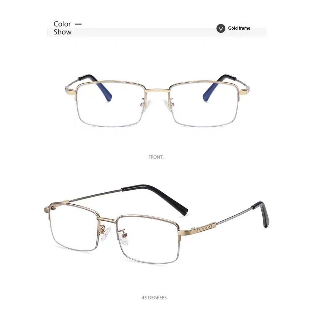 Half Frame Blue Light Glasses