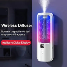 Aroma diffuser humidifier for bedroom and bathroom air freshening