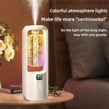 Aroma diffuser humidifier for bedroom and bathroom air freshening