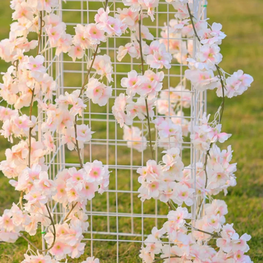 Artificial Sakura Flower Vine for Home and Wedding Decoration