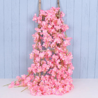 Artificial Sakura Flower Vine for Home and Wedding Decoration
