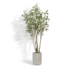 Artificial willow eucalyptus tree for realistic indoor greenery décor