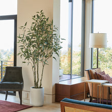 Artificial willow eucalyptus tree for realistic indoor greenery décor