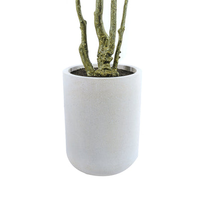Artificial willow eucalyptus tree for realistic indoor greenery décor