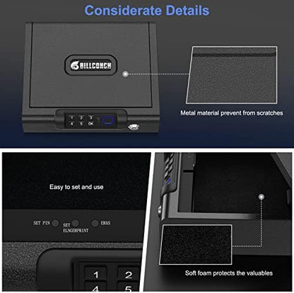 Biometric Fingerprint Gun Safe – Secure Firearm Storage with Digital Lock