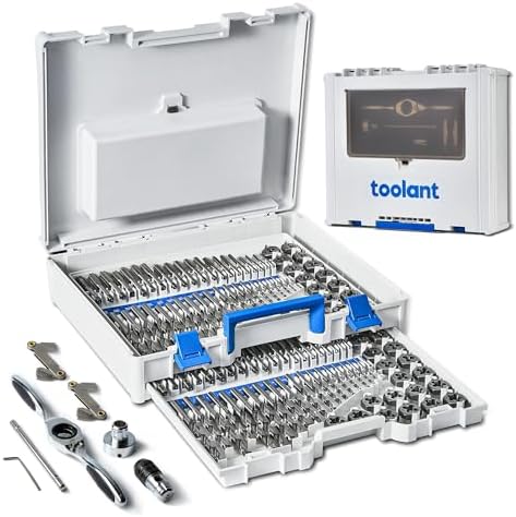 127-Piece Tap and Die Set | Metric & SAE Threading Tool Kit