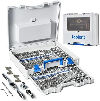 127-Piece Tap and Die Set | Metric & SAE Threading Tool Kit