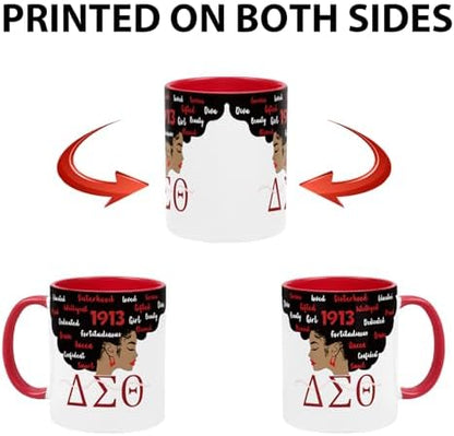 Theta Sorority Gifts – Delta Sorority Coffee Mug for Sisters
