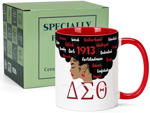 Theta Sorority Gifts – Delta Sorority Coffee Mug for Sisters