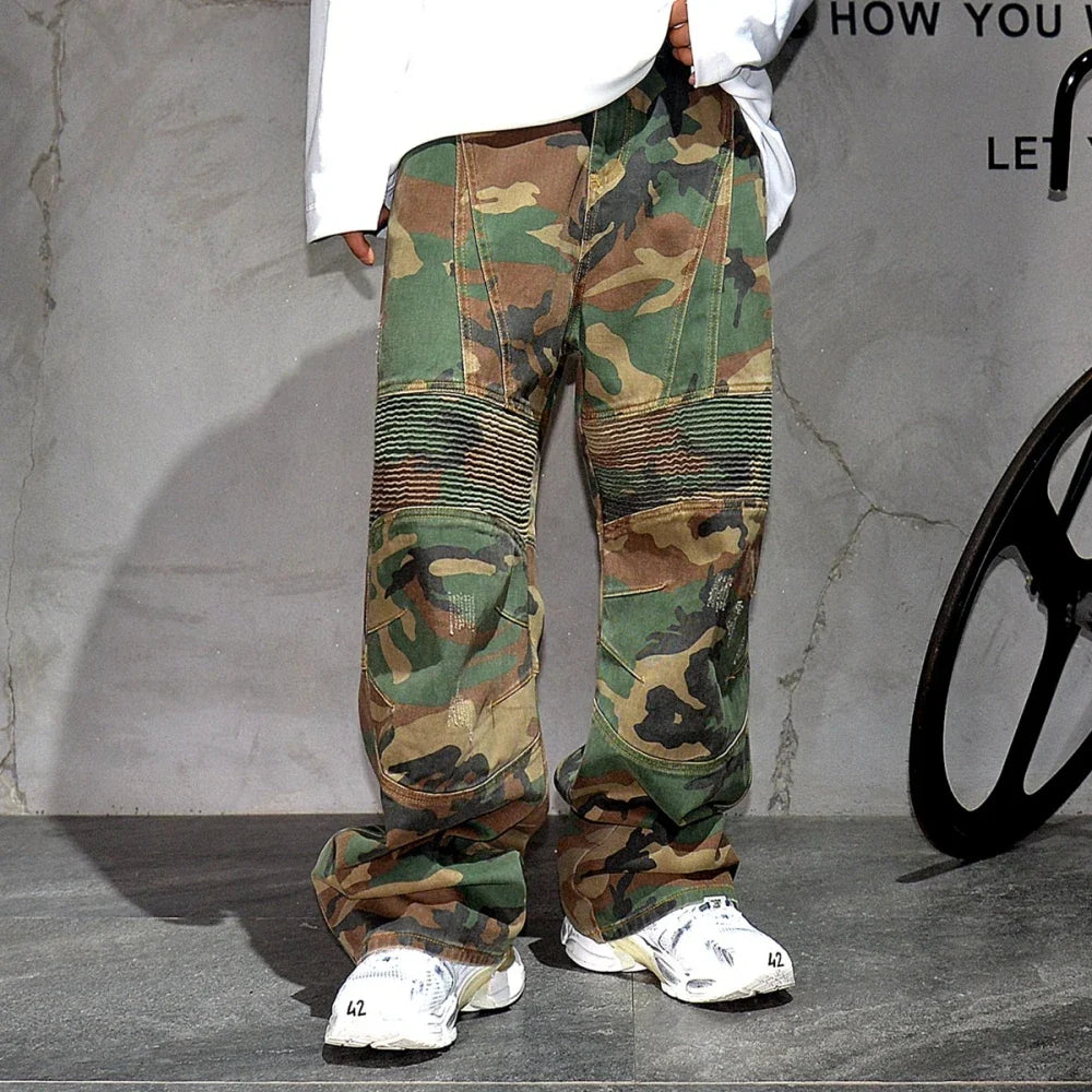RADIANT parachute camouflage cargo pants
