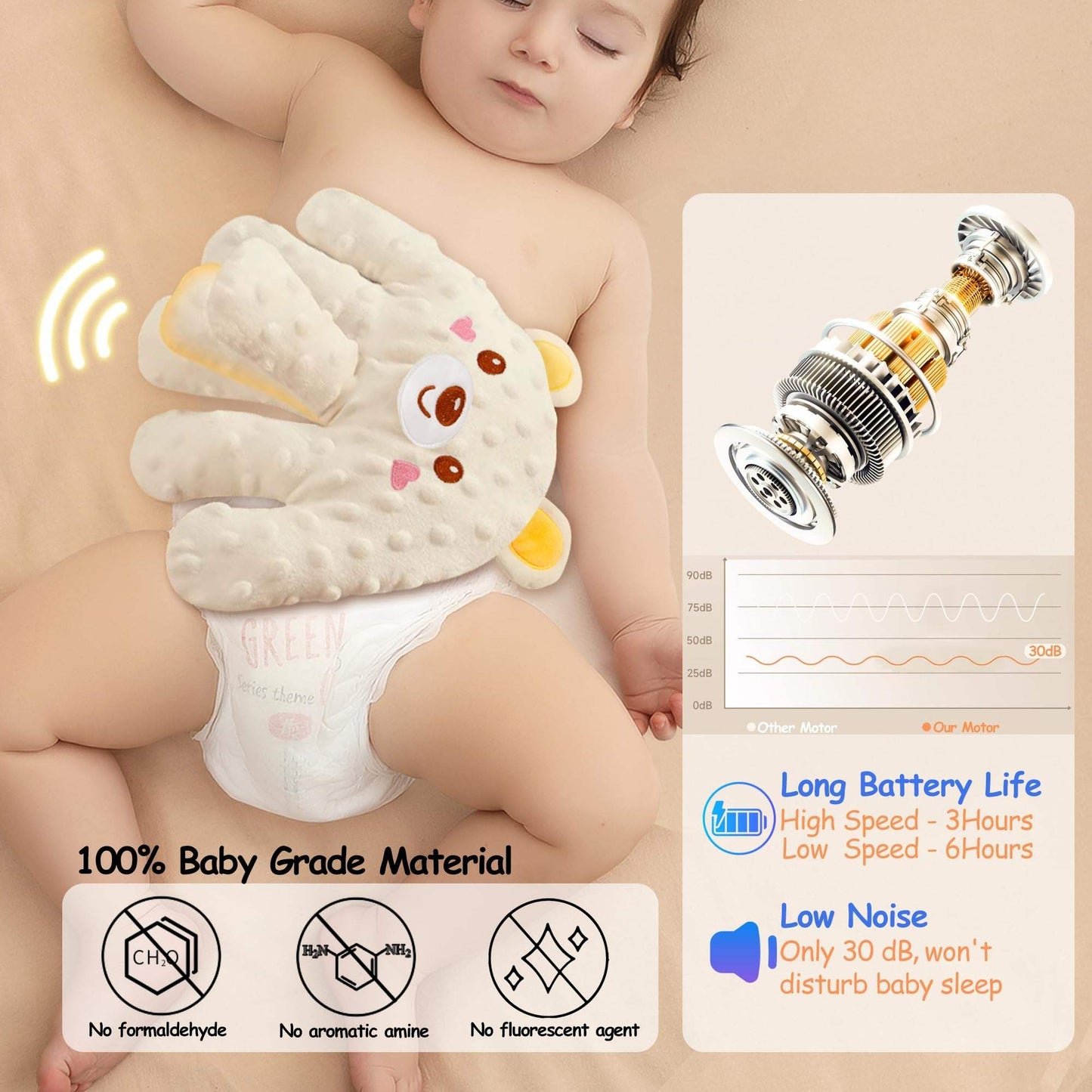 Baby soothing pillow