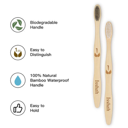Bamboo Charcoal Toothbrushes