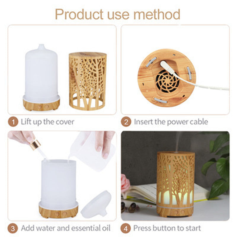 Bamboo Humidifier Aromatherapy