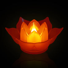 Battery lotus decor