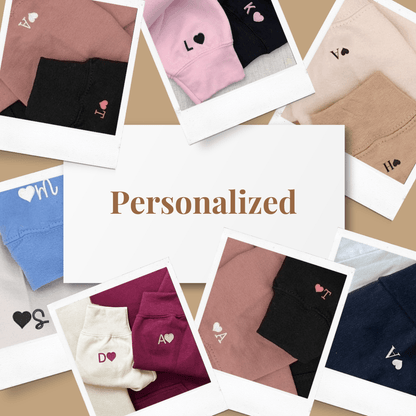 Personalized Christmas Family Pajama Shirts with Santa Hat