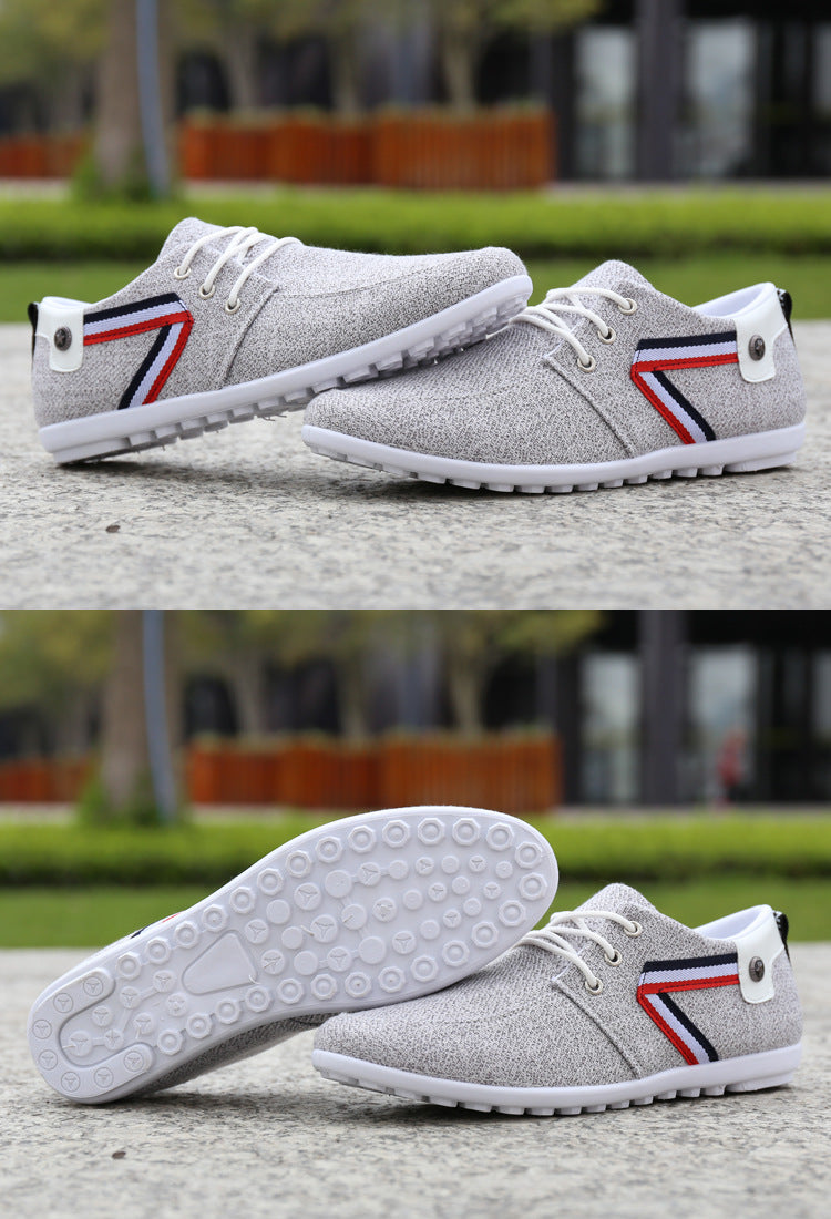 Men's Canvas Peas Shoes