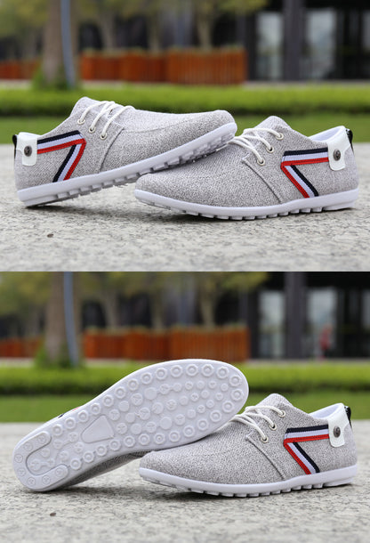 Men's Canvas Peas Shoes