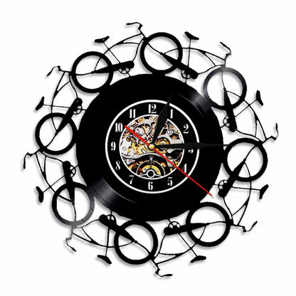 Bicycle wall clock