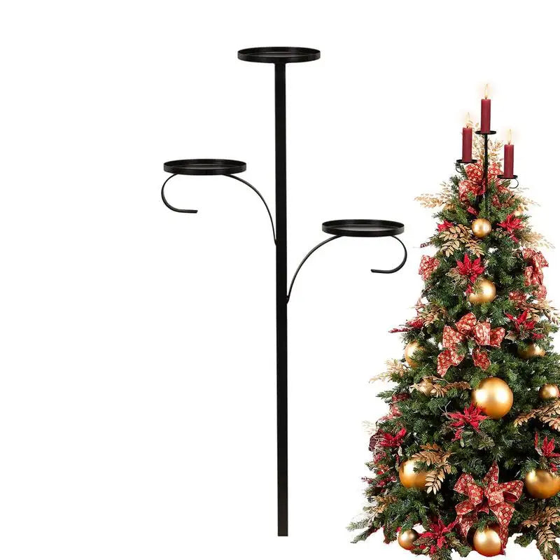 Black Iron Candle Holder