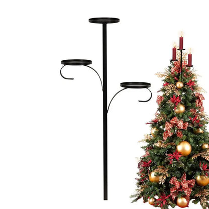 Black Iron Candle Holder