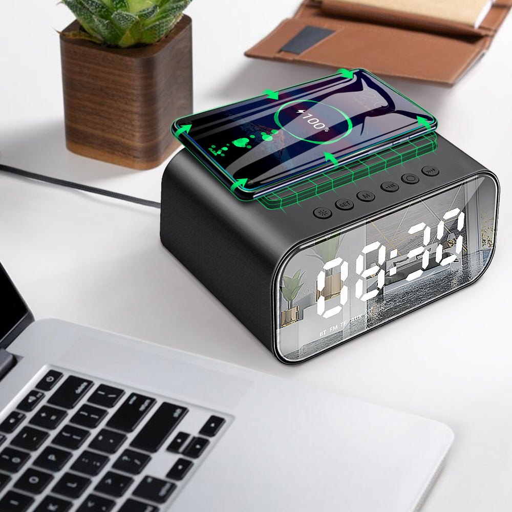 Bluetooth alarm clock speaker