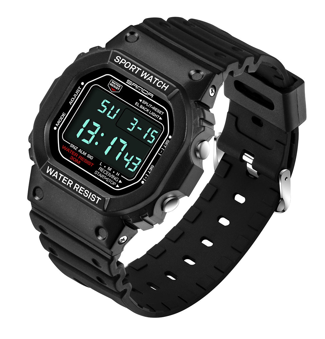 Luminous student fashion watch