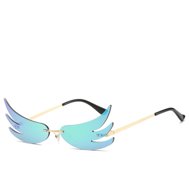 Flame reflective sunglasses men